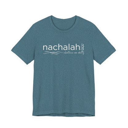 Peace in the Inheritance-Nachalah-Unisex Jersey Short Sleeve Tee