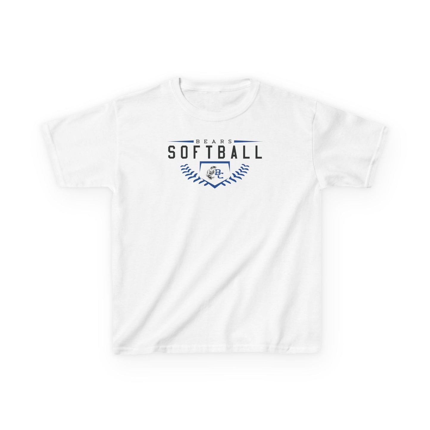 BEARS SOFTBALL.Kids Heavy Cotton™ Tee