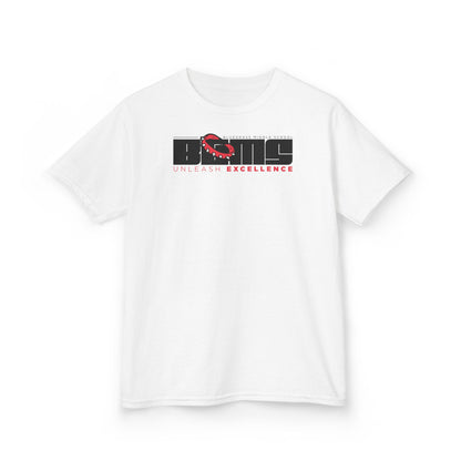 BGMS Long Form Logo | Spirit Wear Gildan 5000B (Youth Tee) | School Pride | Bluegrass Bulldogs | Hardin County, Kentucky