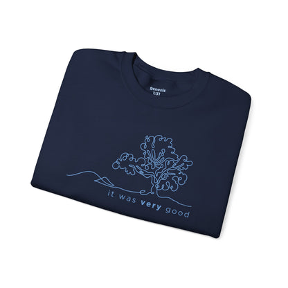 Garden.It Was Very Good - Gildan 18000 Crewneck Sweatshirt