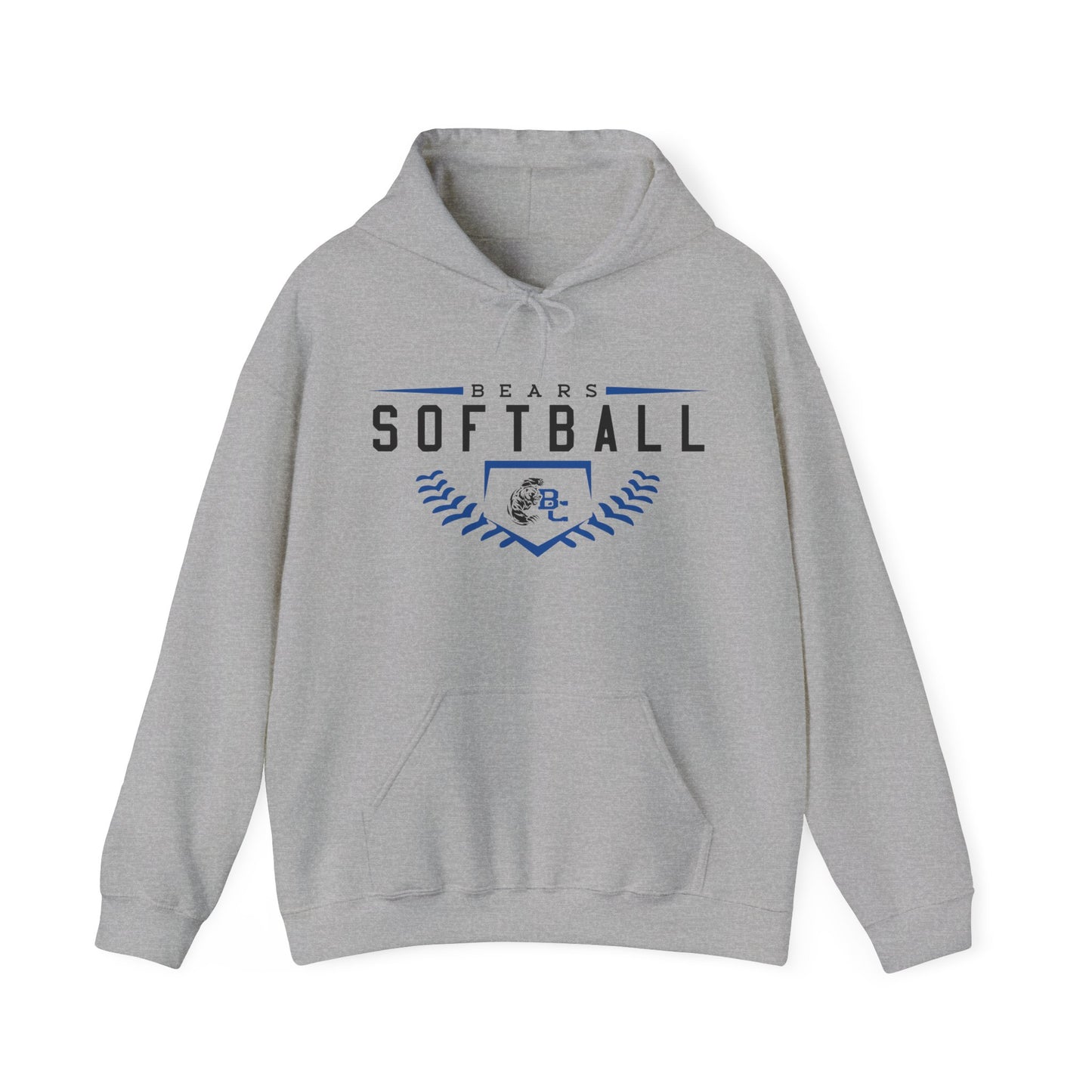 BEARS SOFTBALL.Unisex Heavy Blend™ Hooded Sweatshirt