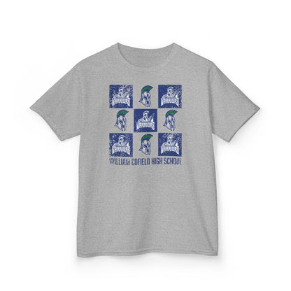 FCS.WCHS Spirit Grid | Spirit Wear Gildan 5000B (Youth Tee) | Franklin Co Warriors School Apparel | Franklin County, Kentucky