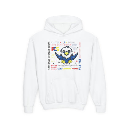 FCS Yes! ELV Gildan 18500B Youth Hoodie
