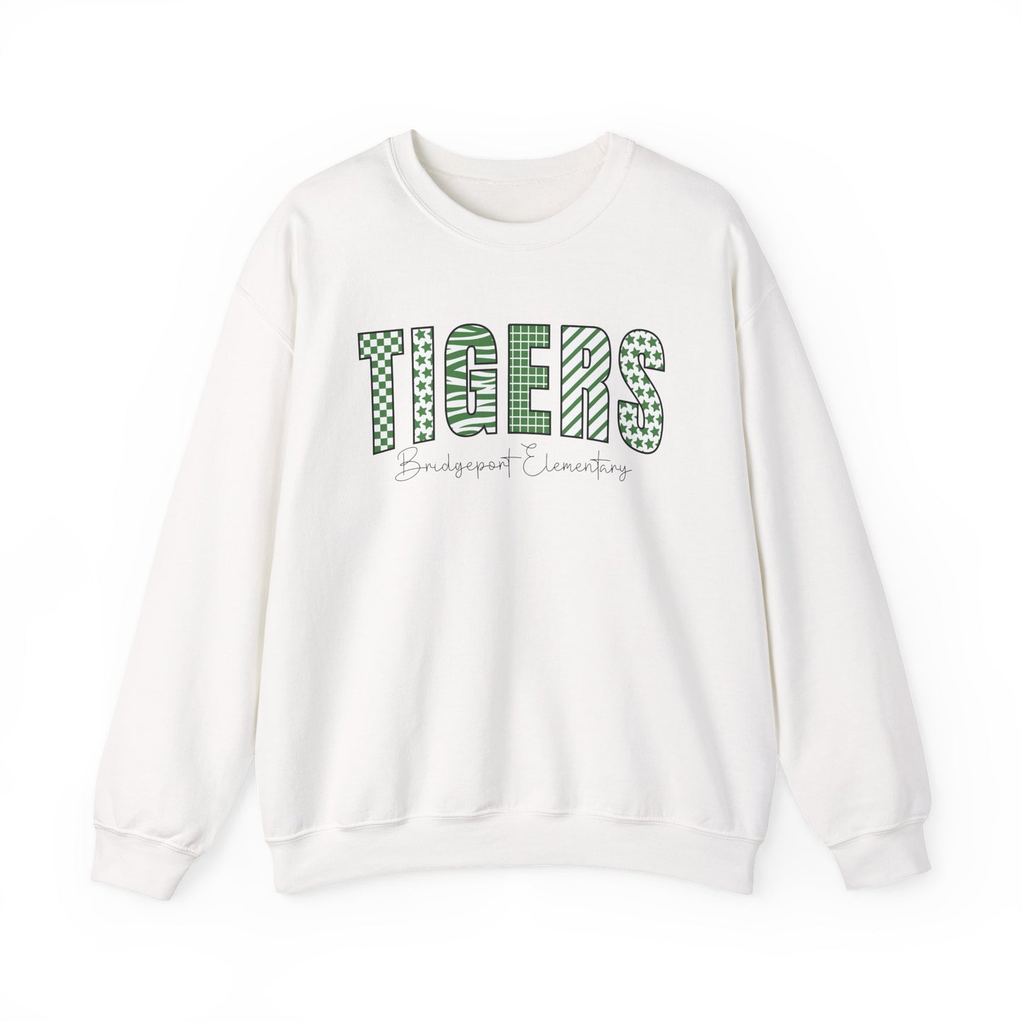 Copy of BPE ADULT Unisex Heavy Blend™ Crewneck Tiger Patterns Sweatshirt