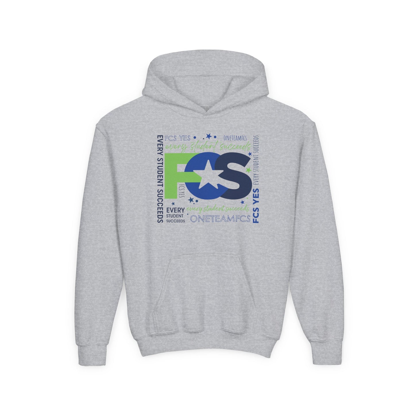 FCS Yes! | Spirit Wear | School Pride Gildan 18500B Youth Hoodie | Frankfort, KY School Apparel