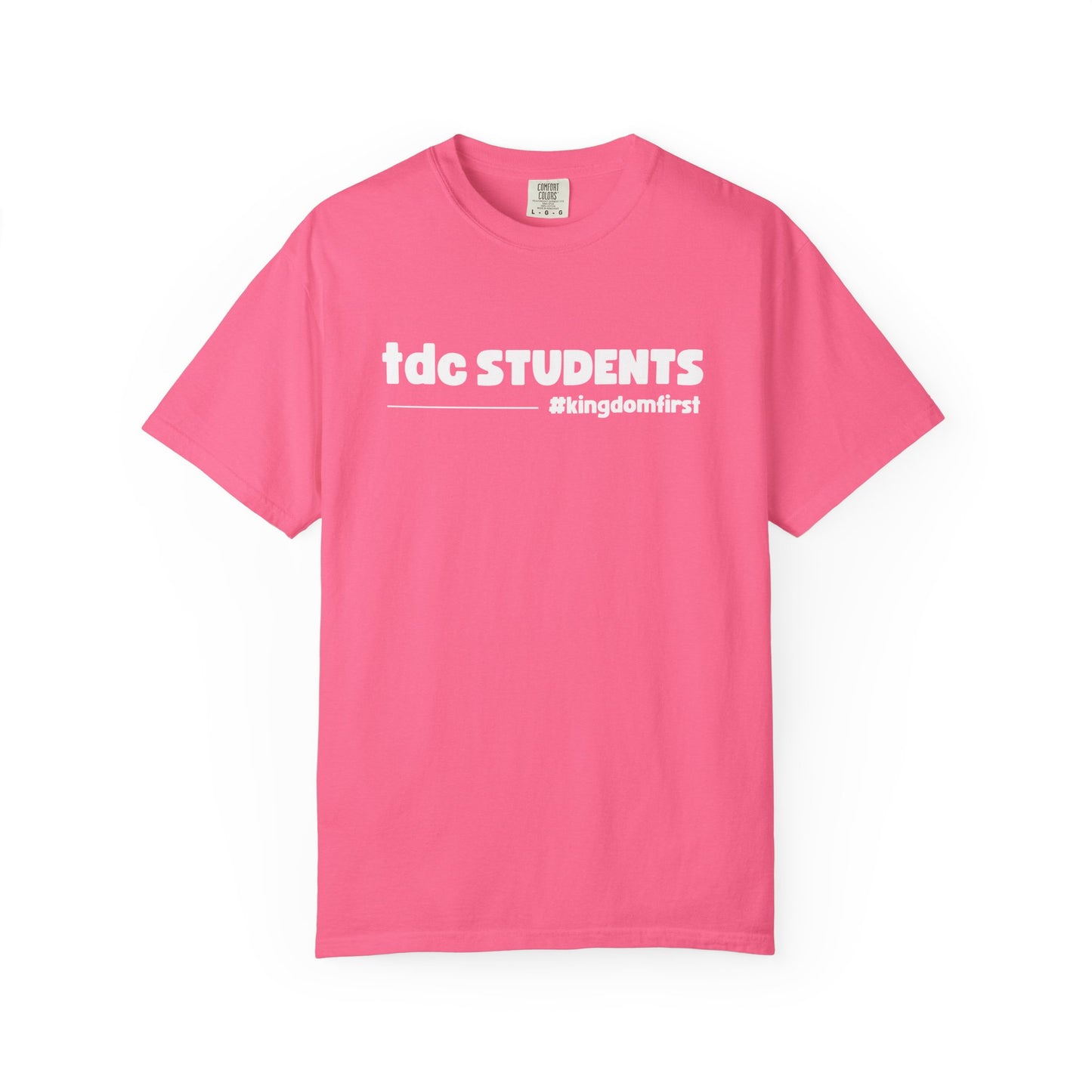 tdc STUDENTS - Comfort Colors t-shirt