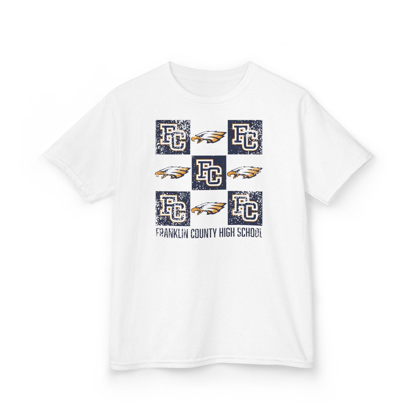 FCS.FCHS Spirit Grid | Spirit Wear Gildan 5000B (Youth Tee) | Franklin Co Flyer School Apparel | Franklin County, Kentucky