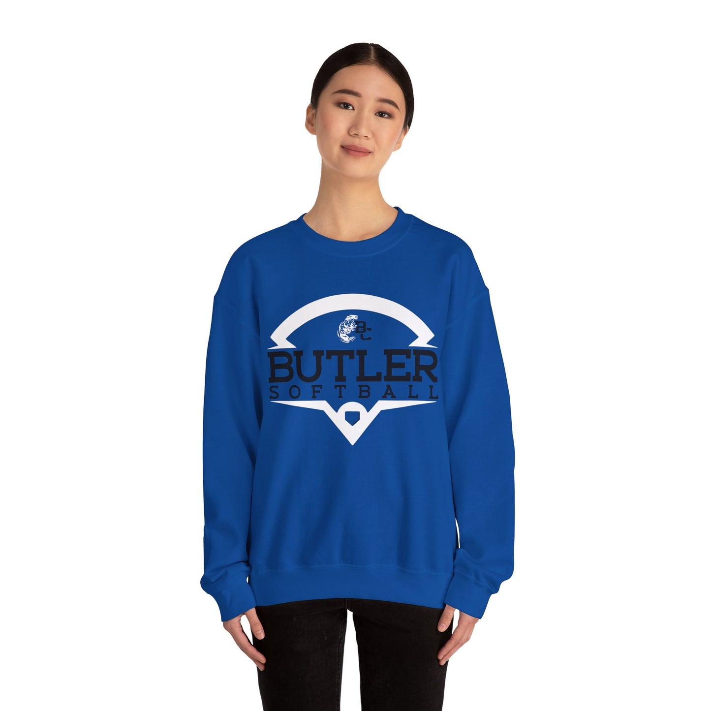 BUTLER SOFTBALL.Unisex Heavy Blend™ Crewneck Sweatshirt