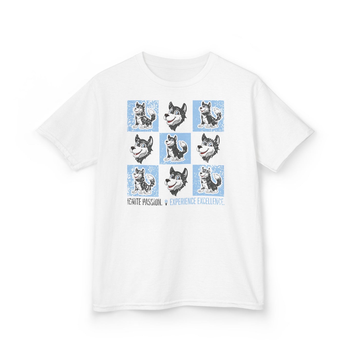 OCS.IgnitePassion.HES | Spirit Wear | School Pride Gildan 5000B (Youth Tee) | Oldham Co Huskies School Apparel | Oldham County, Kentucky