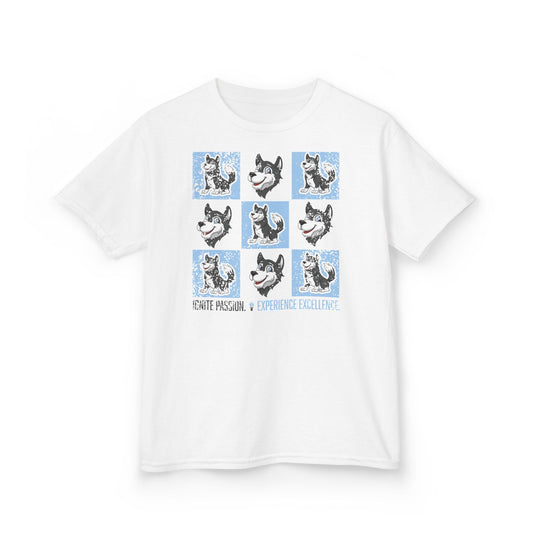 OCS.IgnitePassion.HES | Spirit Wear | School Pride Gildan 5000B (Youth Tee) | Oldham Co Huskies School Apparel | Oldham County, Kentucky