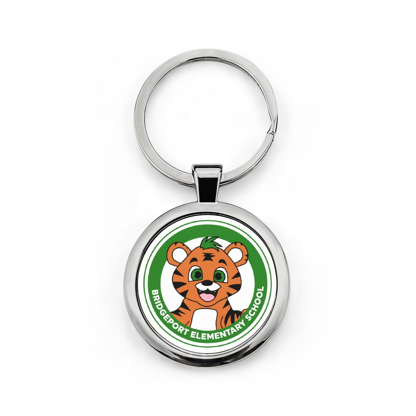 BPE ACCESSORIES Round Stainless Steel Keychain