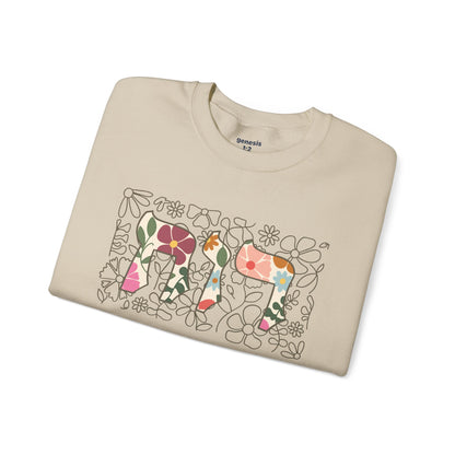 Garden.Ruach Gildan 18000 Crewneck Sweatshirt