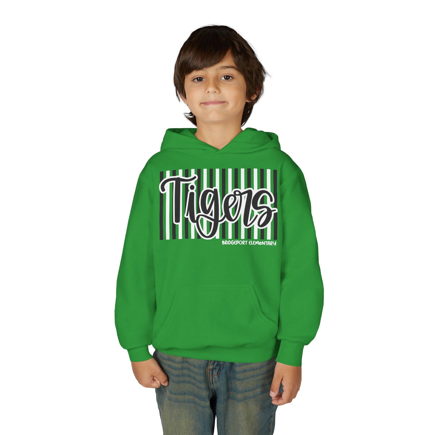 BPE YOUTH Stripe Hooded Sweatshirt