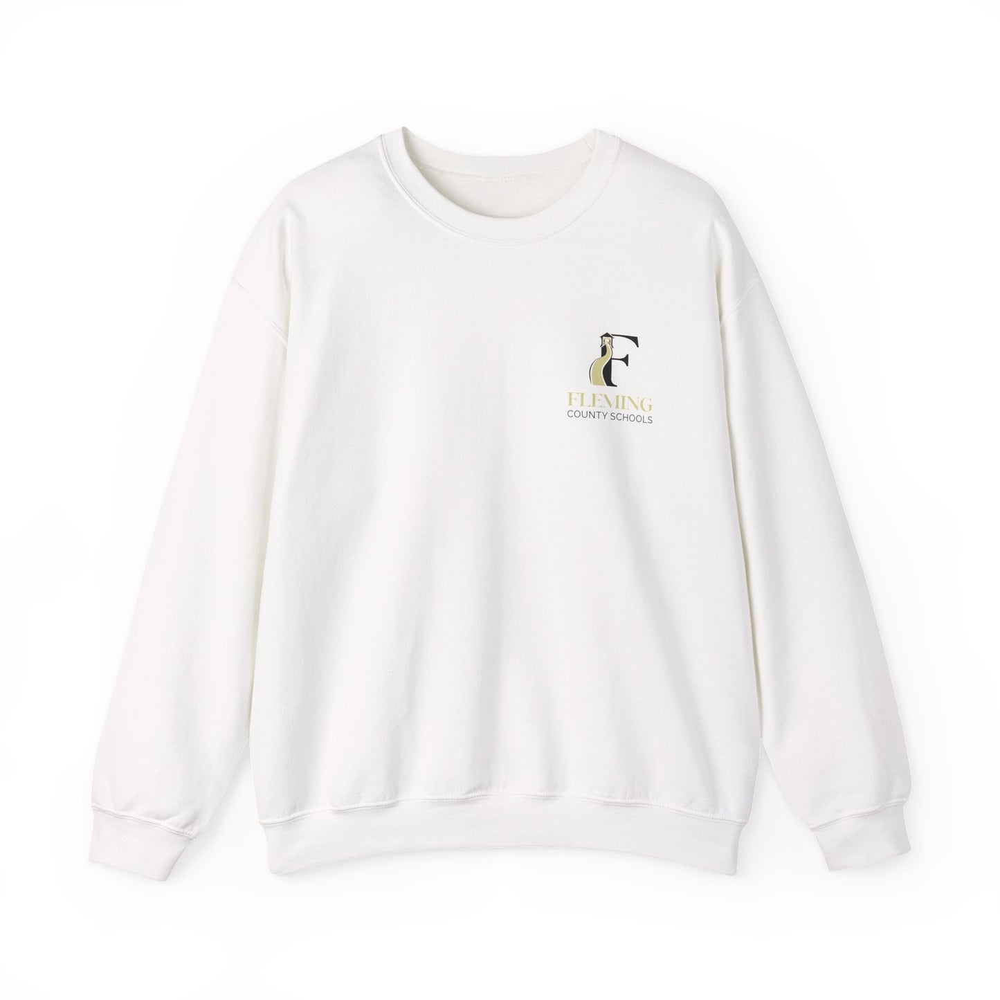 Fleming County Schools - Pocket Logo - Unisex Crewneck Sweatshirt