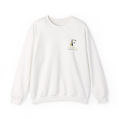 Fleming County Schools - Pocket Logo - Unisex Crewneck Sweatshirt