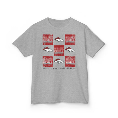 BCPS.BEHS Spirit Grid | Spirit Wear | School Pride Gildan 5000B (Youth Tee) | Bullitt East Chargers | Bullitt County, Kentucky