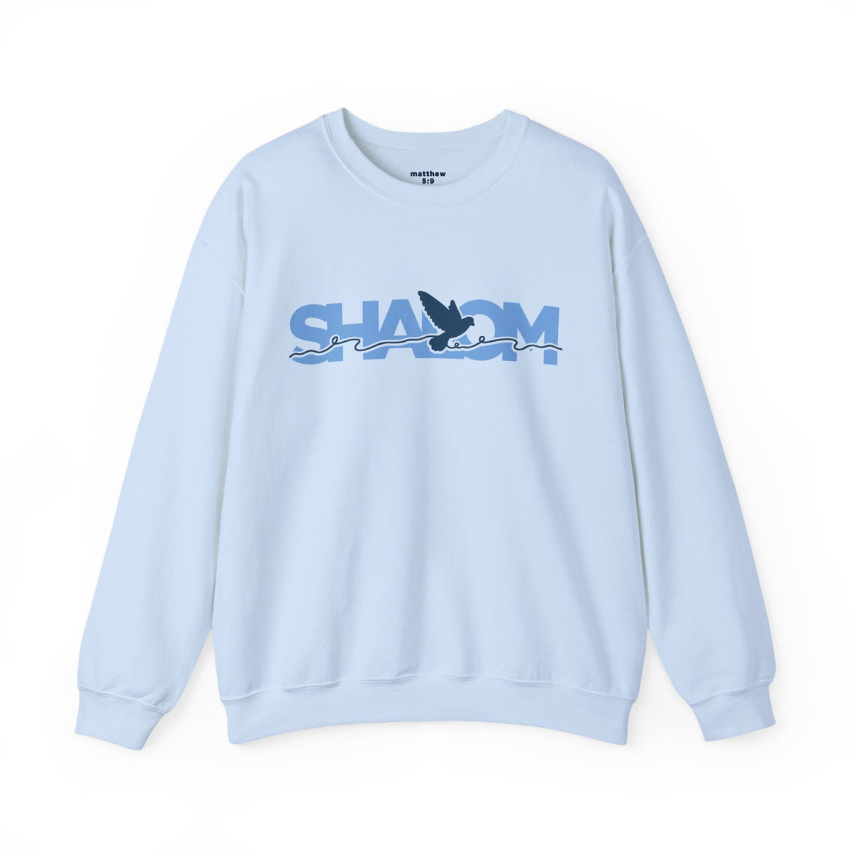 Dove Shalom Gildan 18000 Crewneck Sweatshirt