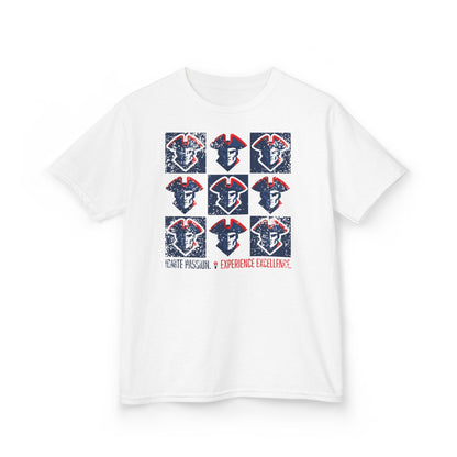 OCS.IgnitePassion.EOMS | Spirit Wear | School Pride Gildan 5000B (Youth Tee) | Oldham Co Patriots School Apparel | Oldham County, Kentucky