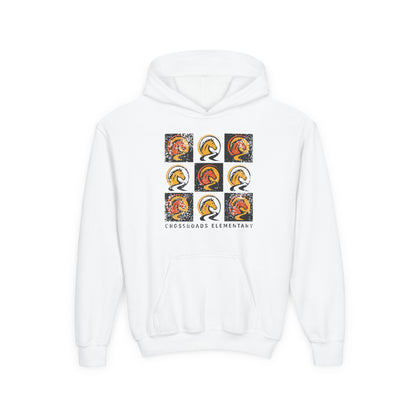 BCPS.CES Spirit Grid. Gildan 18500B Youth Hoodie