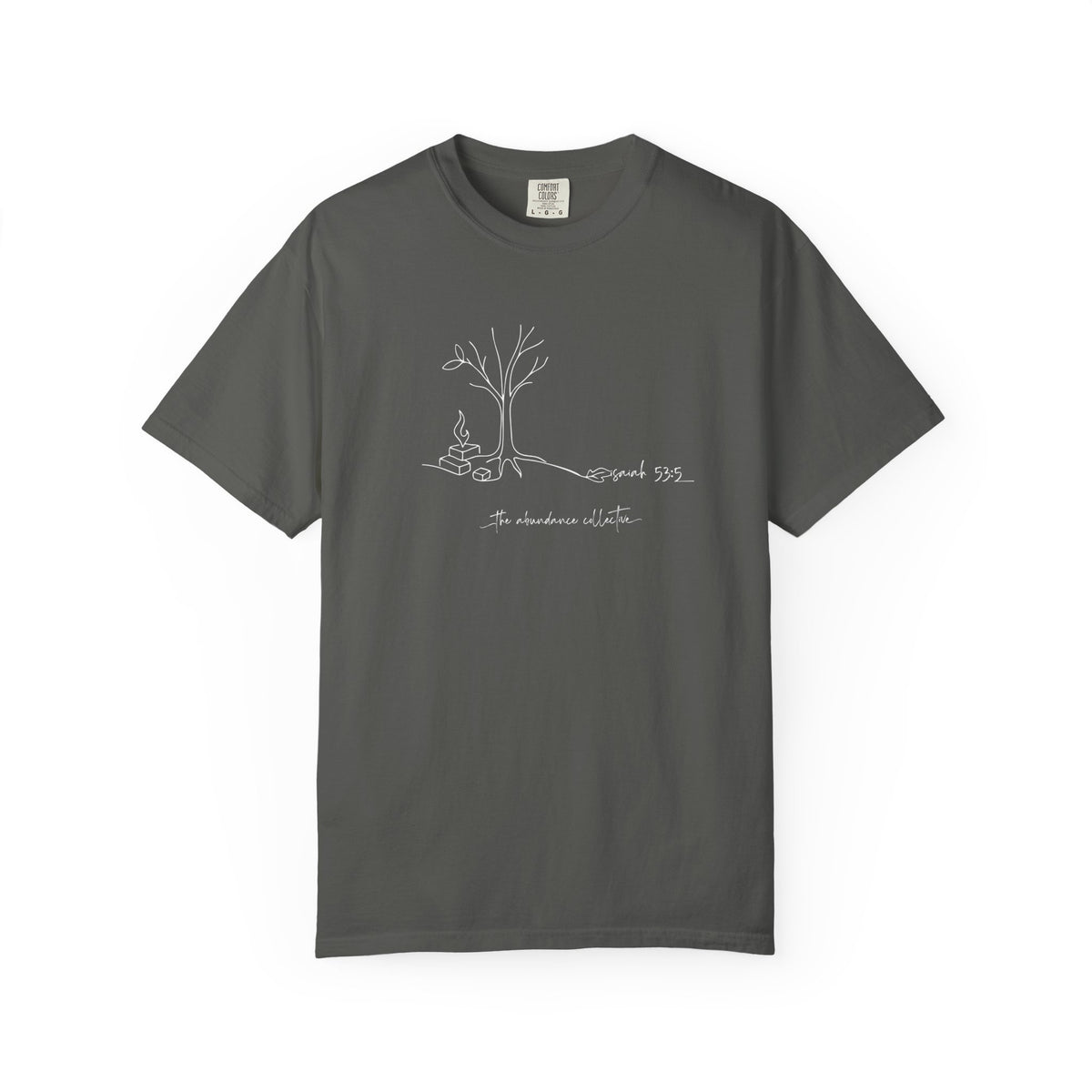 Peace in the Punishment: By His Wounds.Comfort Colors 1717 Tee