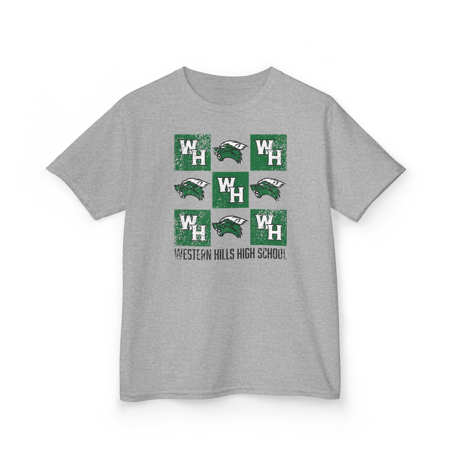 FCS.WHHS Spirit Grid | Spirit Wear Gildan 5000B (Youth Tee) | Franklin Co Wolverine School Apparel | Franklin County, Kentucky