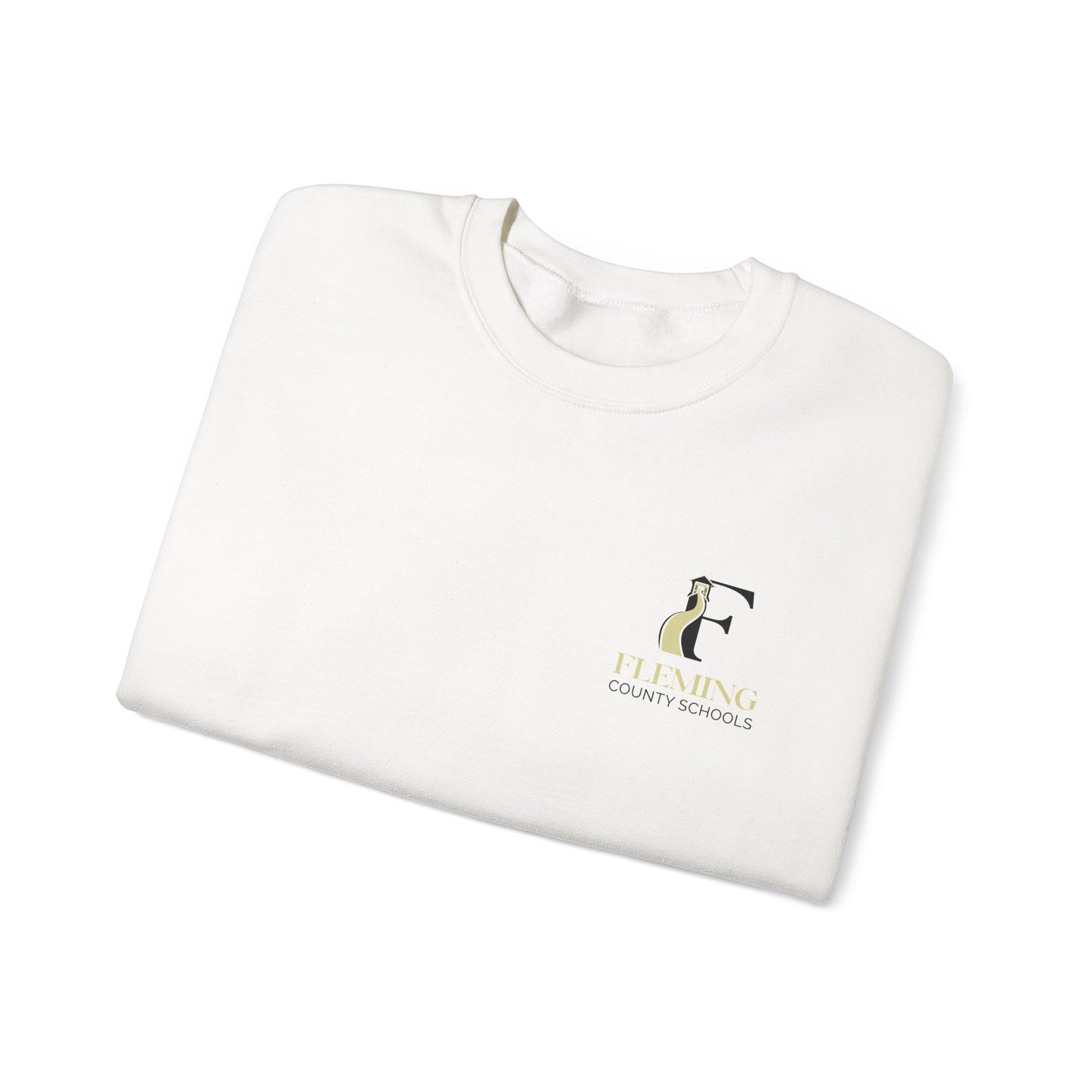Fleming County Schools - Pocket Logo - Unisex Crewneck Sweatshirt
