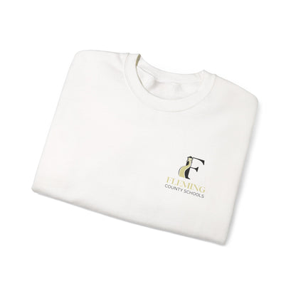 Fleming County Schools - Pocket Logo - Unisex Crewneck Sweatshirt