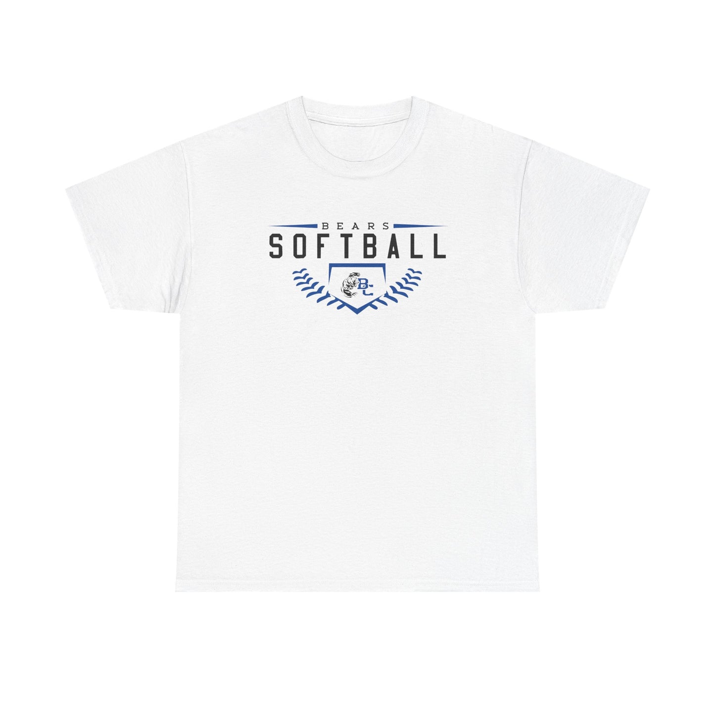 BEARS SOFTBALL.Unisex Heavy Cotton Tee