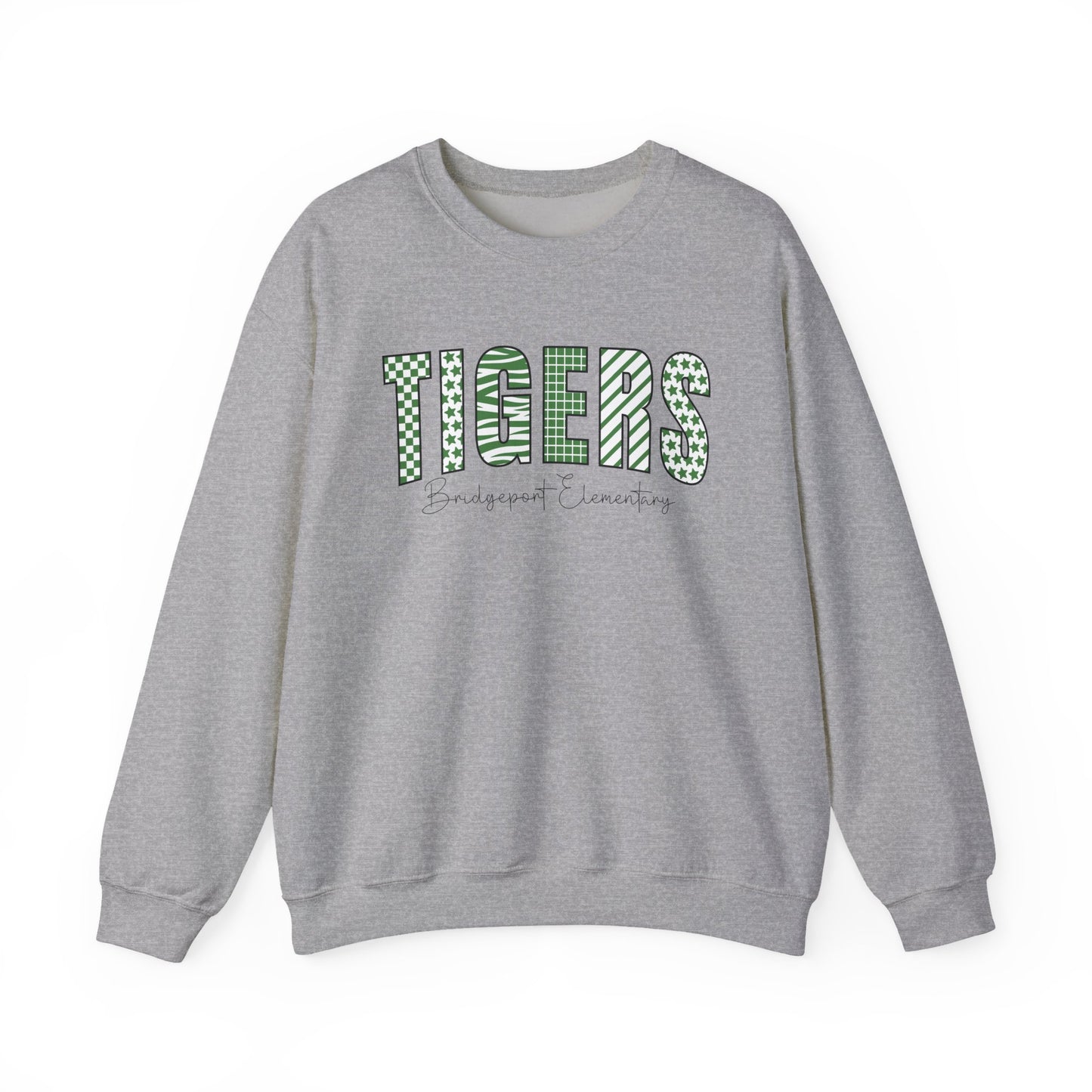 Copy of BPE ADULT Unisex Heavy Blend™ Crewneck Tiger Patterns Sweatshirt