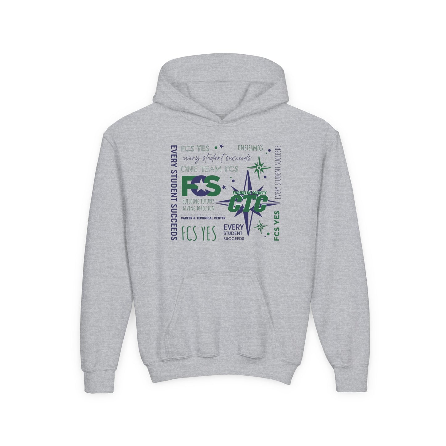 FCS Yes! CTC Gildan 18500B Youth Hoodie