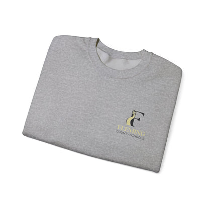 Fleming County Schools - Pocket Logo - Unisex Crewneck Sweatshirt