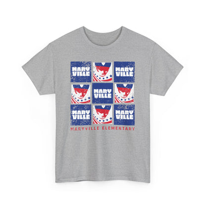 BCPS.MES Spirit Grid | Spirit Wear Gildan 5000 Tee | Bullitt Co Patriots School Apparel | Bullitt County, Kentucky