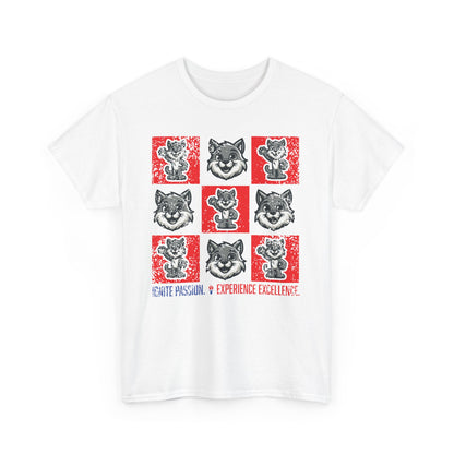 OCS.IgnitePassion.CES | Spirit Wear | School Pride Gildan 5000 Tee | Oldham Co Wildcats School Apparel | Oldham County, Kentucky