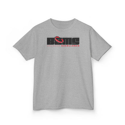 BGMS Long Form Logo | Spirit Wear Gildan 5000B (Youth Tee) | School Pride | Bluegrass Bulldogs | Hardin County, Kentucky
