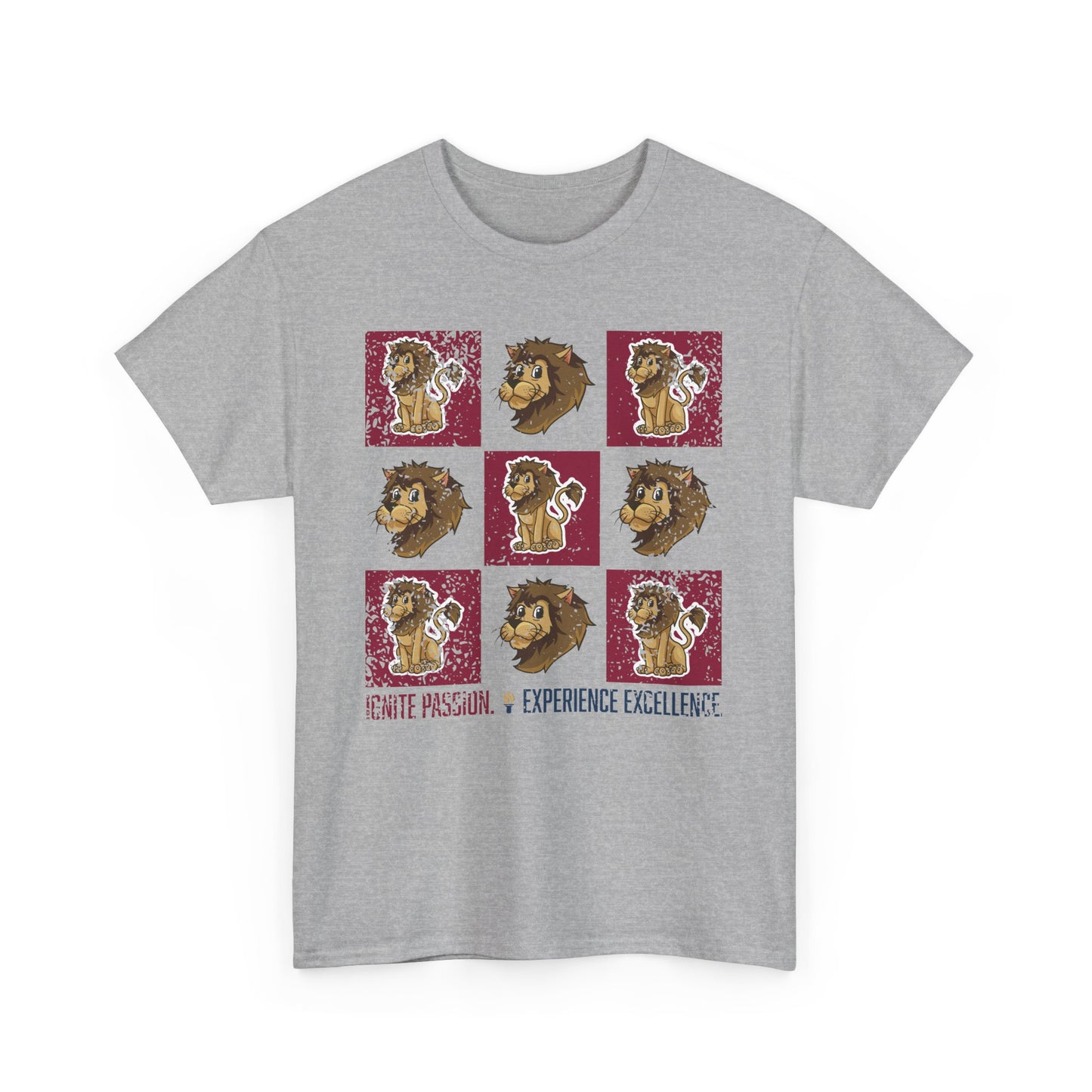 OCS.IgnitePassion.LocustGroveES | Spirit Wear | School Pride Gildan 5000 Tee | Oldham Co Lions School Apparel | Oldham County, Kentucky