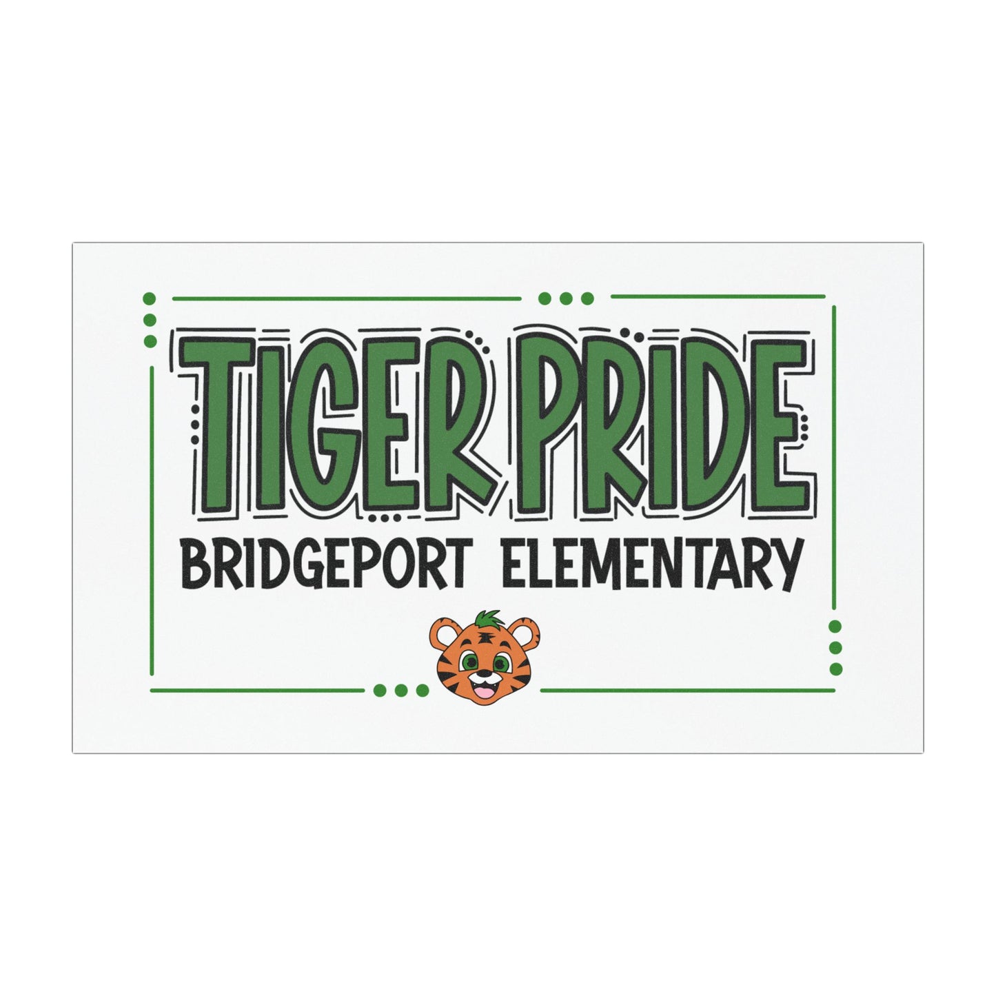 BPE Tiger Pride Car Magnet