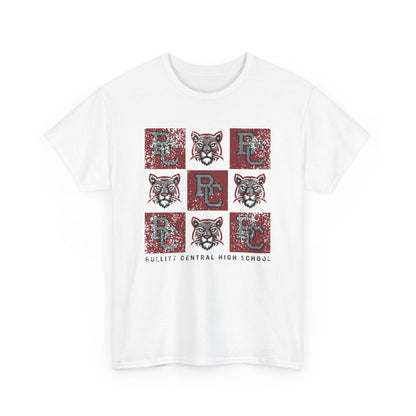 BCPS.BCHS Spirit Grid | Spirit Wear | School Pride Gildan 5000 Tee | Bullitt Central Cougars | Bullitt County, Kentucky