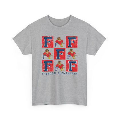 BCPS.FES Spirit Grid | Spirit Wear Gildan 5000 Tee | Bullitt Co Falcons School Apparel | Bullitt County, Kentucky