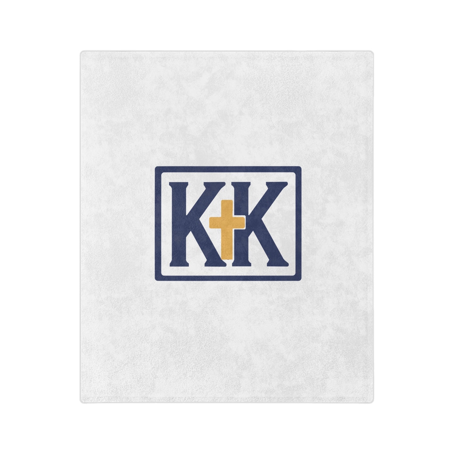 KK Logo Velveteen Microfiber Blanket