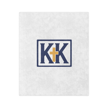KK Logo Velveteen Microfiber Blanket