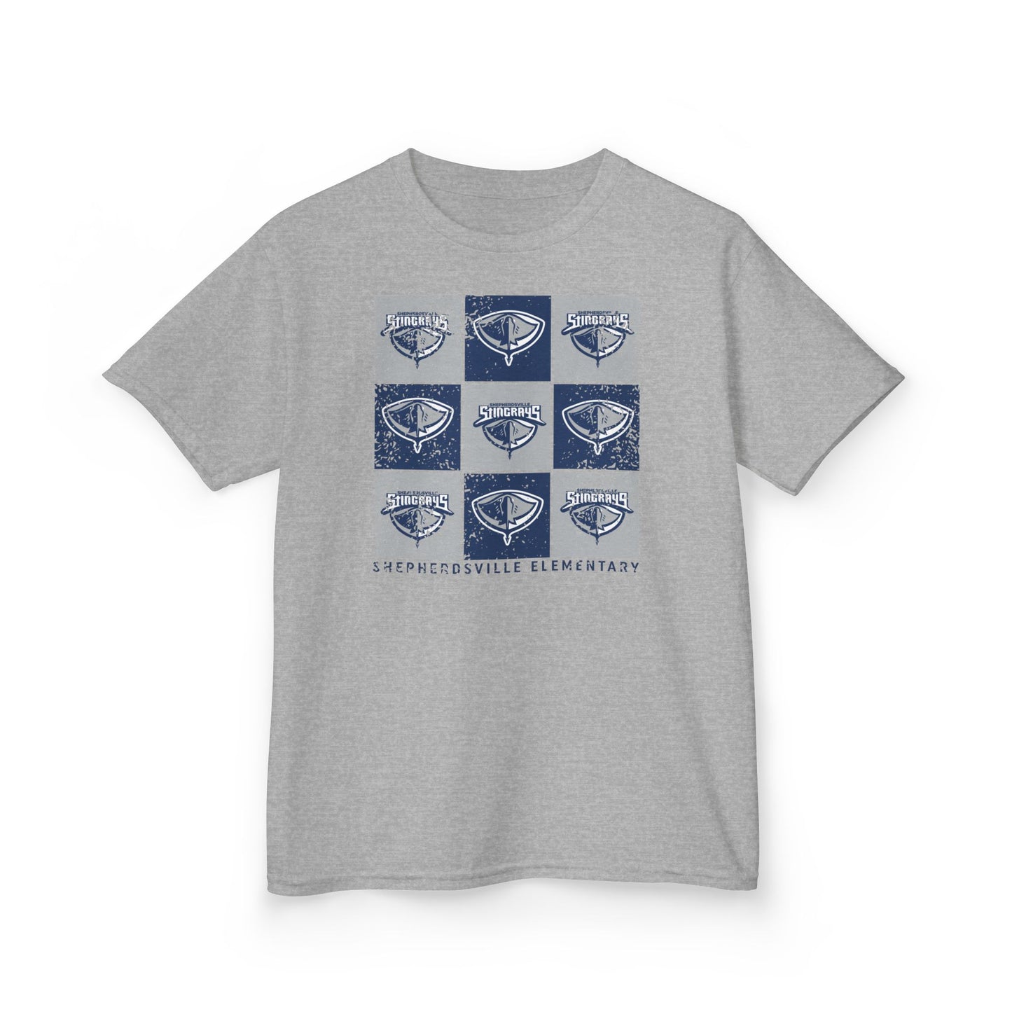 BCPS.SES Spirit Grid | Spirit Wear Gildan 5000B (Youth Tee) | Bullitt Co Stingrays School Apparel | Bullitt County, Kentucky