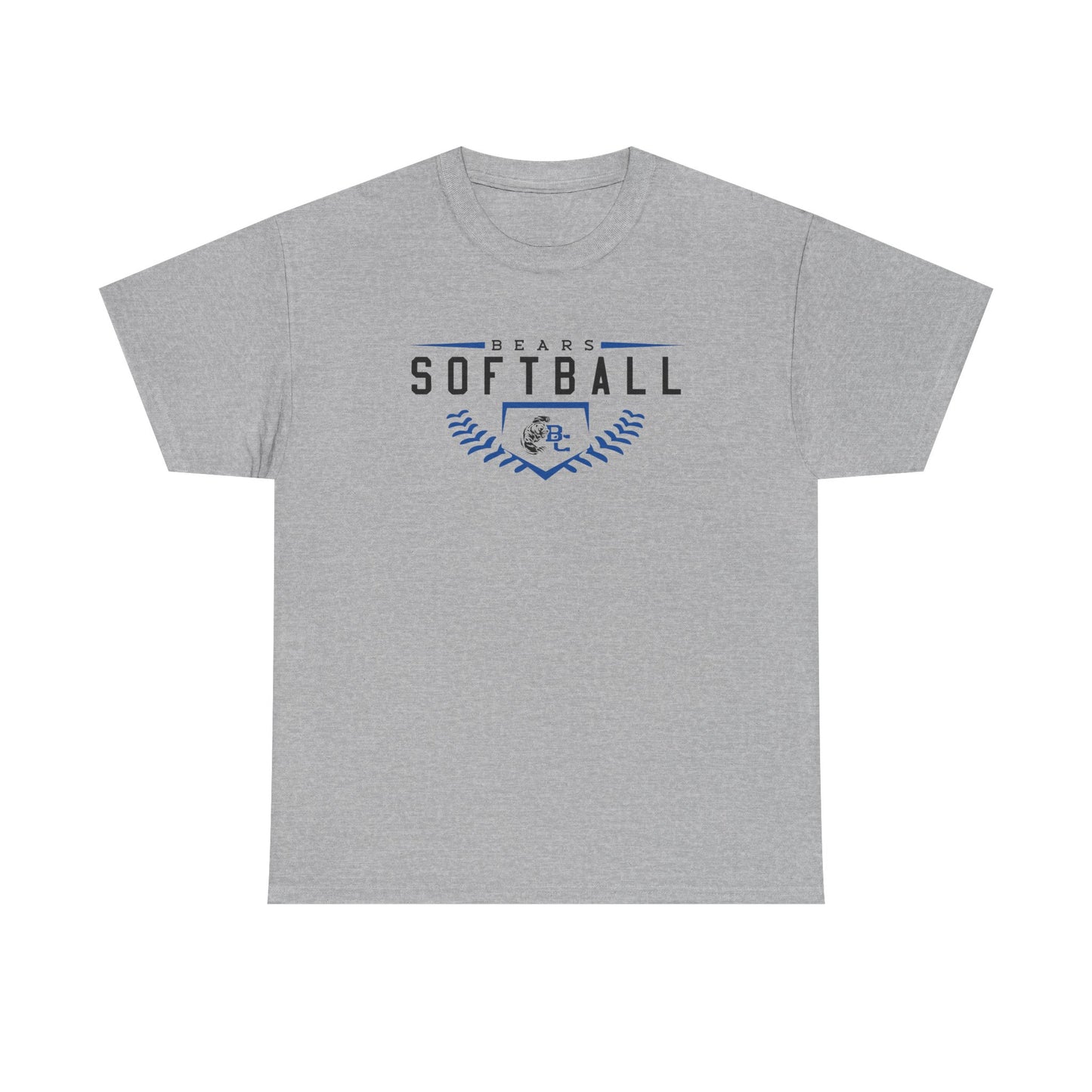 BEARS SOFTBALL.Unisex Heavy Cotton Tee