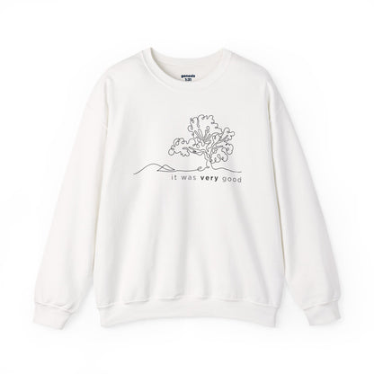Garden.It Was Very Good - Gildan 18000 Crewneck Sweatshirt