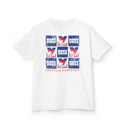 BCPS.MES Spirit Grid | Spirit Wear Gildan 5000B (Youth Tee) | Bullitt Co Patriots School Apparel | Bullitt County, Kentucky