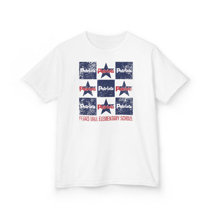 FCS.PME Spirit Grid | Spirit Wear Gildan 5000B (Youth Tee) | Franklin Co Patriots School Apparel | Franklin County, Kentucky