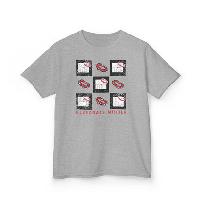 BGMS Spirit Grid | Spirit Wear Gildan 5000B (Youth Tee) | Bulldogs School Apparel | Hardin County, Kentucky
