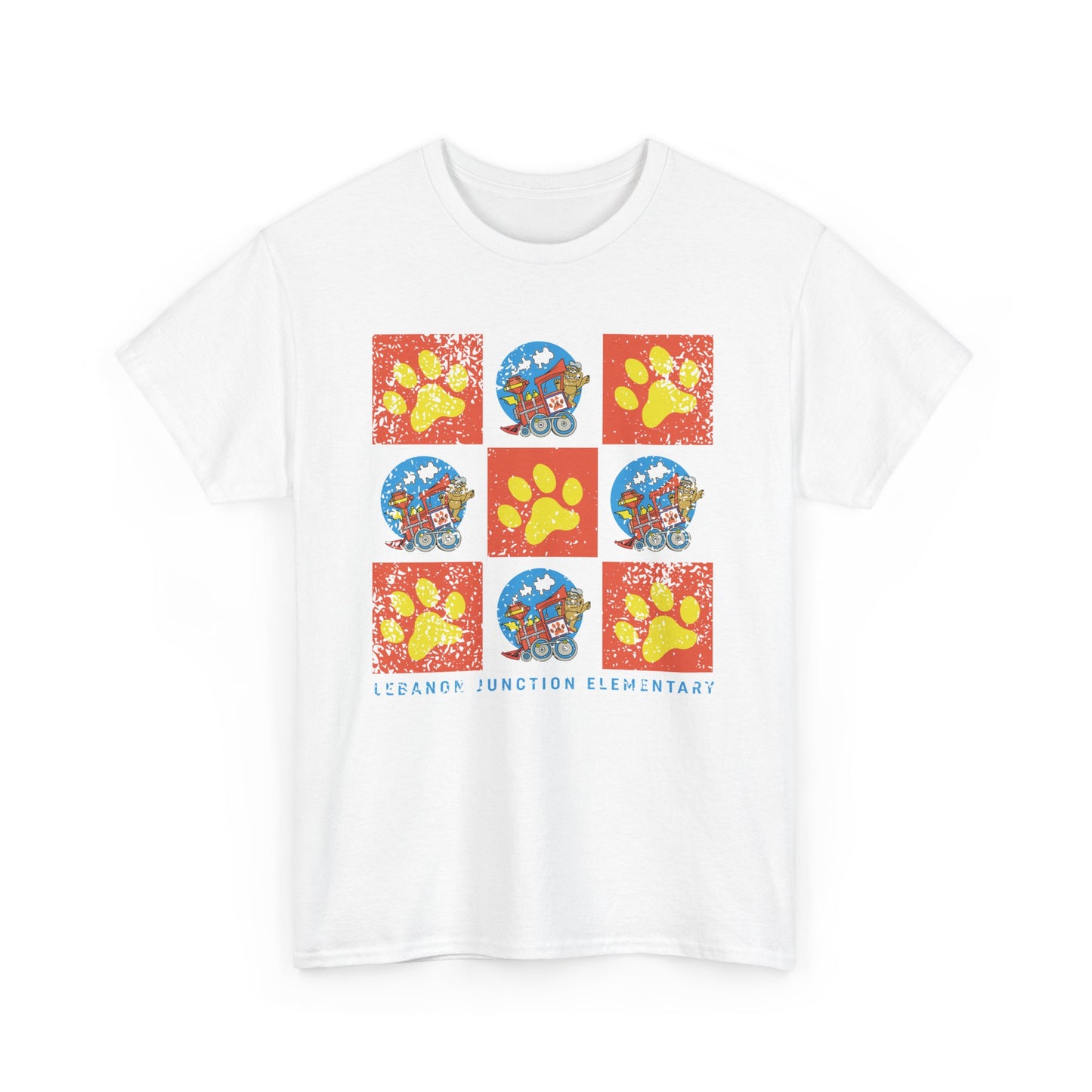 BCPS.LJES Spirit Grid | Spirit Wear Gildan 5000 Tee | Bullitt Co Bulldogs School Apparel | Bullitt County, Kentucky