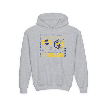 FCS Yes! HES Gildan 18500B Youth Hoodie