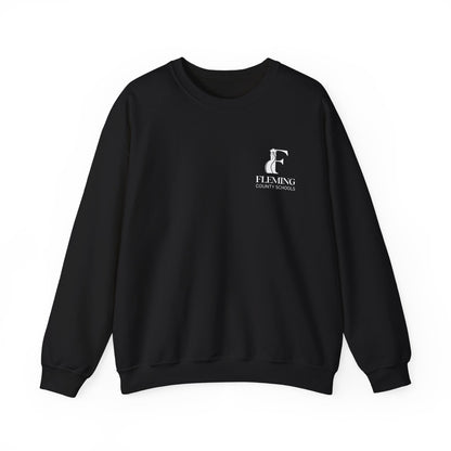 Fleming County Schools - Pocket Logo - Unisex Crewneck Sweatshirt
