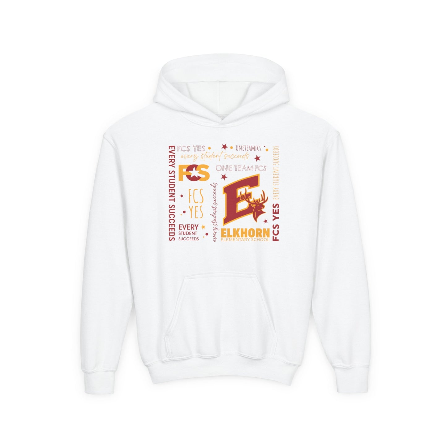 FCS Yes! EES Gildan 18500B Youth Hoodie